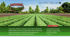 Desktop Screenshot of pepiniereamasse.com